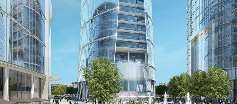 Warszawski wieżowiec Warsaw Spire, zwyciężył w kategorii Wybitny Projekt Architektoniczny Roku