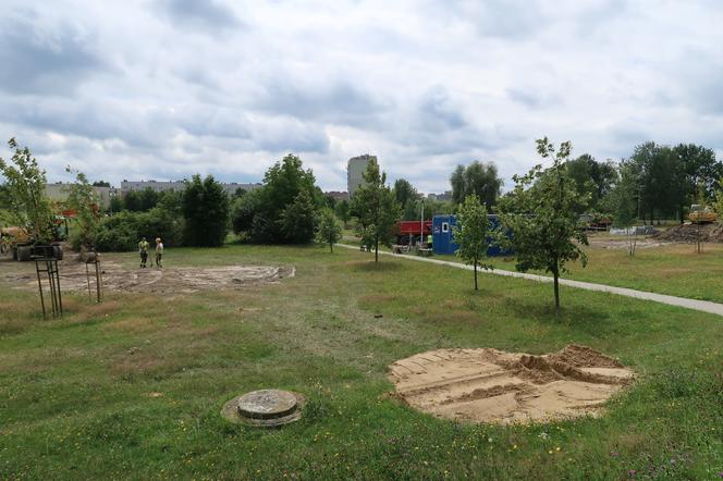 Park Jaworek w Tychach zamienił się w wielki plac budowy [ZDJĘCIA]