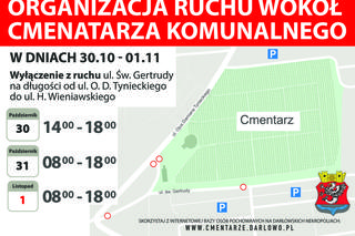 DARŁOWO: Informacje dotyczące 1 listopada