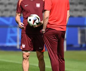 Ostatni trening reprezentacji Polski przed meczem z Austrią. Na stadionie Lewandowski i Dawidowicz 