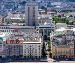 Widok na Warszawę z Pałacu Kultury i Nauki