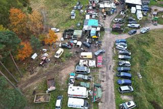 Nielegalne składowisko odpadów