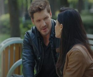 M jak miłość odc. 1884. Iza (Adriana Kalska), Marcin (Mikołaj Roznerski)