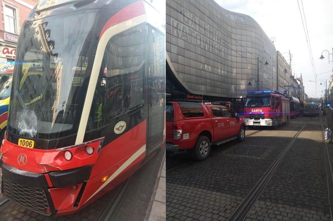 Zderzenie tramwajów w Katowicach