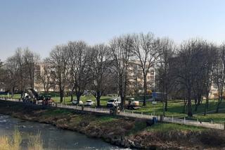 Remont bulwaru Rysiów w Nowym Sączu