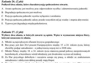 MATURA 2012, WOS poziom PODSTAWOWY - ARKUSZE, PYTANIA, ZADANIA, ODPOWIEDZI