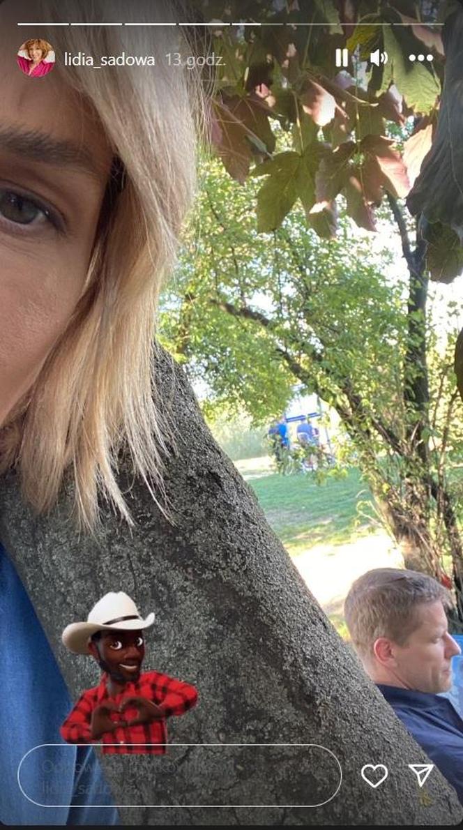 Na Wspólnej na planie: Iga (Lidia Sadowa), Robert Tadeusiak (Dariusz Wnuk)