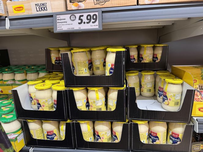 Taki sam majonez jest zdecydowanie tańszy w Polsce - kosztuje 5,99 zł