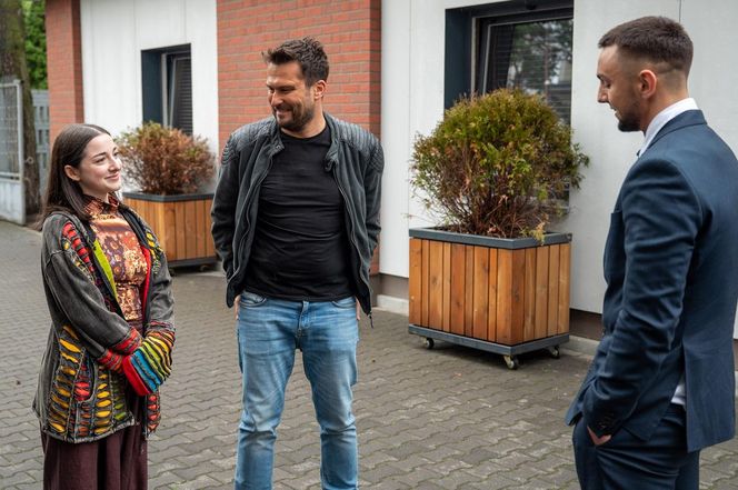 Barwy szczęścia, odcinek 3246. Luiza (Julia Zielińska), Damian (Michał Lesień-Głowacki)