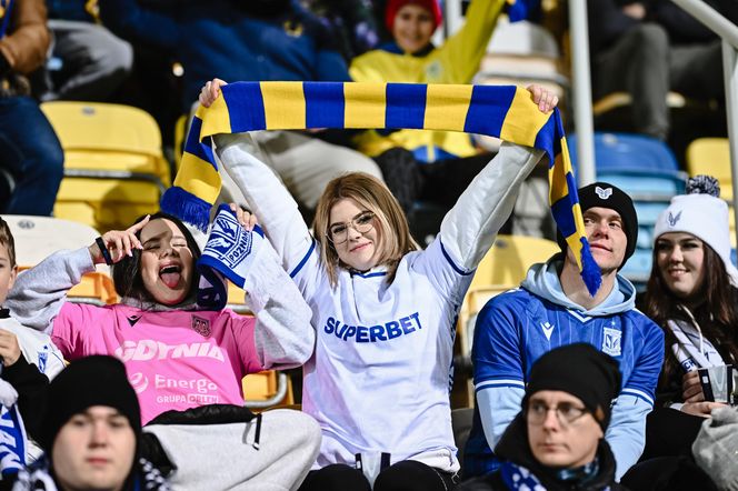 Arka Gdynia - Lech Poznań: Zdjęcia kibiców z meczu 15. kolejki PKO BP Ekstraklasy