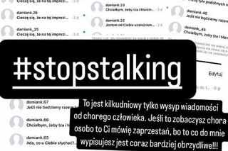 Adriana Kalska do stalkera na Instagramie 