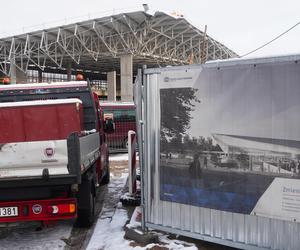 Dworzec Główny w Olsztynie rośnie w oczach. Stoi już metalowa konstrukcja budynku [ZDJĘCIA]