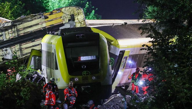 Katastrofa kolejowa w Niemczech! Zabici i wielu rannych. Powodem burze?
