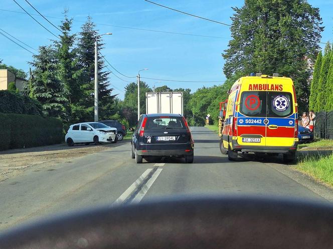 Poranna kolizja w Zbrosławicach na ul. Wolności