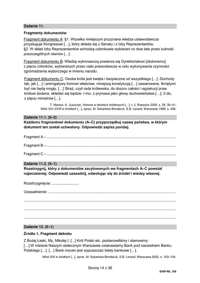 Matura 2025 historia rozszerzona - arkusz CKE 19.05.2025 - Formuła 2015