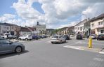 Nowa Słupia - rynek i ulica Świętokrzyska. Wiosna 2025