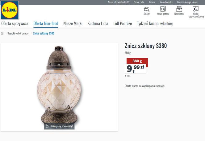 Lidl znicze