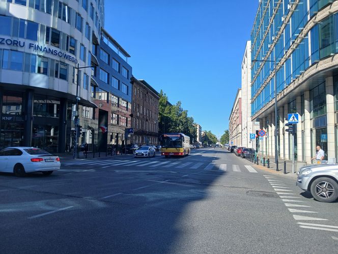 Ulica Krucza w Warszawie przed przebudową