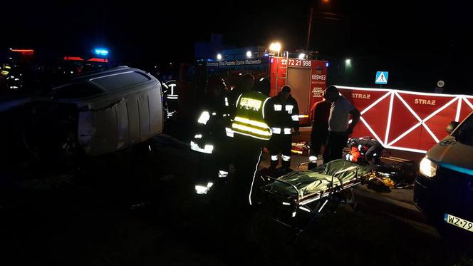 WYPADEK W OŻAROWIE MAZOWIECKIM