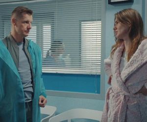 M jak miłość odc. 1878. Franka (Dominika Kachlik), Paweł (Rafał Mroczek)