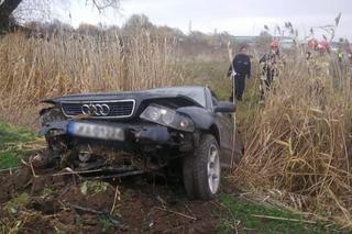 Rozbił się podczas ucieczki i próbował jeszcze zwiać pieszo. Miał ku temu powody