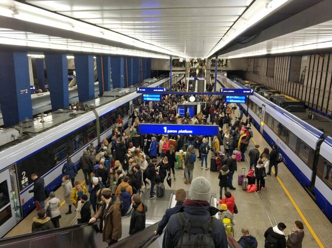 Opóźnienia pociągów na Dworcu Centralnym