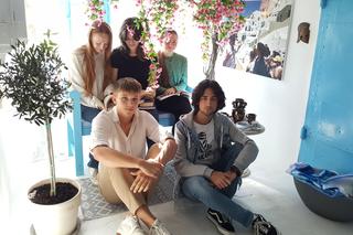 Zakątek grecki w Zespole Szkół Akademickich w Nowym Sączu 