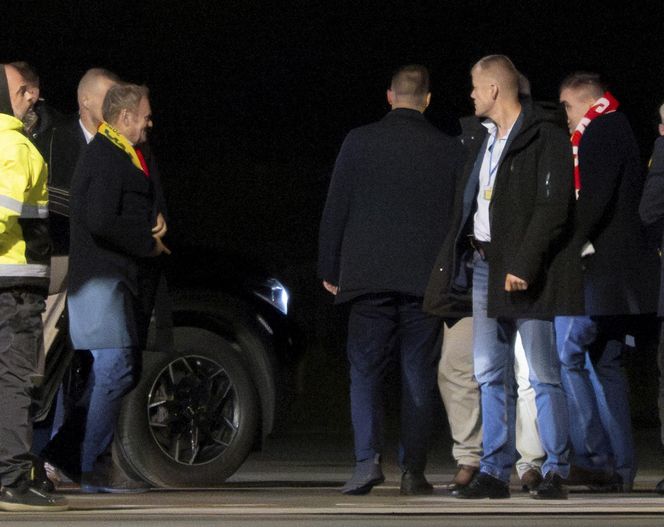 Taki humor miał Donald Tusk po meczu Litwa - Polska