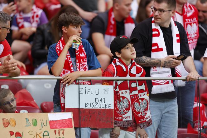 Kibice na meczu Polska - Turcja w Warszawie