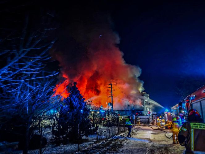 Pożar klubu Mega Music Wilga pod Garwolinem