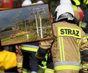 Poważna awaria w Ustroniu. Turyści uwięzieni na kolejce linowej na Czantorię