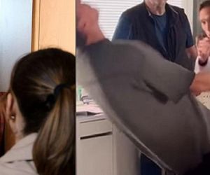 M jak miłość, odcinek 1891. Ojczym Franka (Marcin Sitek), Aneta (Ilona Janyst), Olek (Maurycy Popiel)