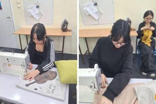 Uczniowie Technikum Przemysłu Mody uszyli poduszki dla dzieci ze szpitala