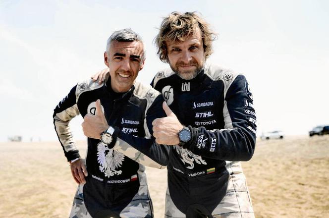 Sebastian Rozwadowski i Benediktas Vanagas (Rajd Dakar 2019)