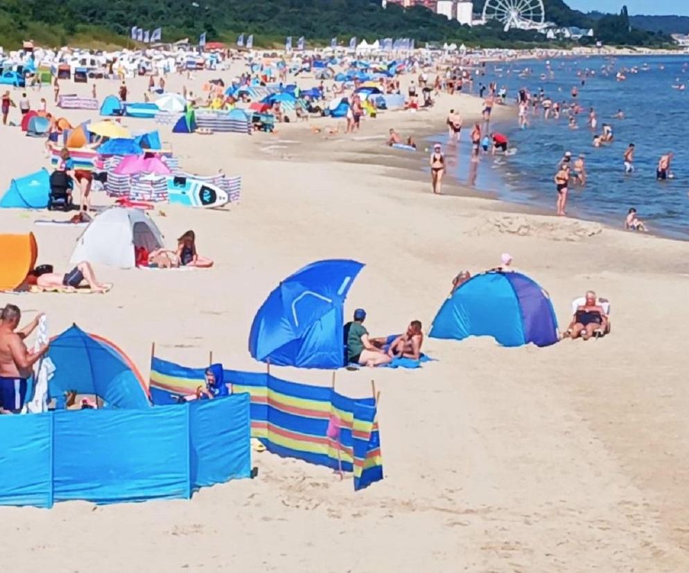 Plażowicze odetchną z ulgą. Coraz więcej kąpielisk z białą flagą