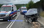 Wypadek w Laskowej w Małopolsce