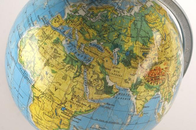 Globus, mapa świata