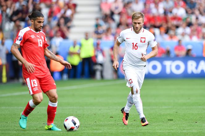 Ricardo Rodriguez podczas meczu z Polską na Euro 2016