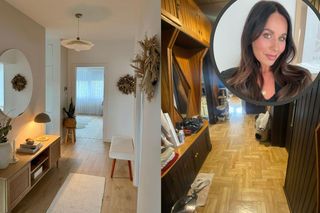 Remontuje dom dziadka Stefana z lat 90. Tak Martyna odmieniła przedpokój, w którym jeszcze niedawno królowała boazeria