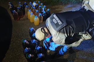 Nielegalny alkohol w samochodzie