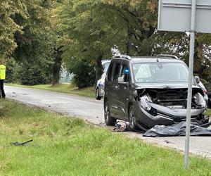 Tragedia pod Pruszkowem! Huknął motocyklem w osobówkę. Na ratunek nie było szans