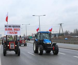 Protest rolników w Pyrzowicach