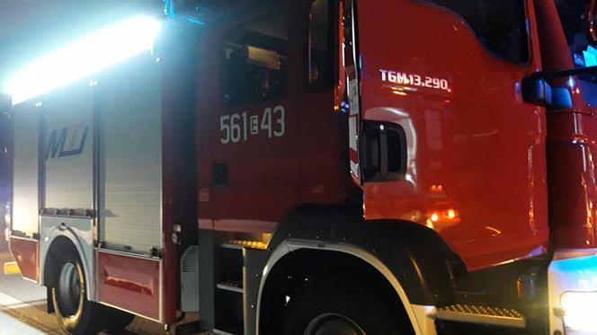 Łódzkie: Na S8 płonął samochód! W akcji trzy zastępy strażaków [FOTO]