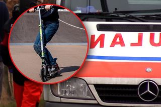 14-latek na hulajnodze potrącił małą dziewczynkę. 5-latka w szpitalu
