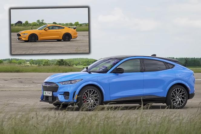 Elektryczny kontra spalinowy. Który Mustang wygrał wyścig?