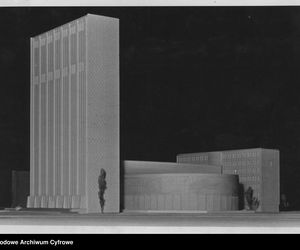 Projekt gmachu Polskiego Radia w Warszawie