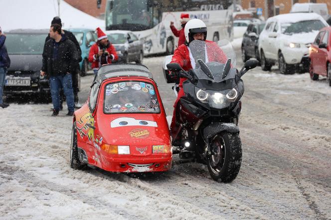 Śnieżyca niestraszna MotoMikołajom z Lublina!