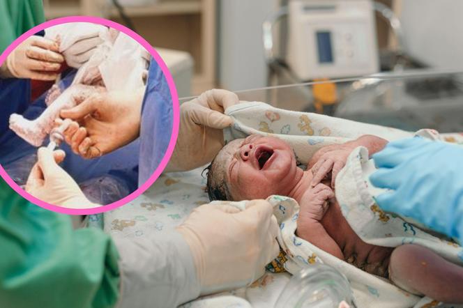 Znany ginekolog pokazał poród z węzłem prawdziwym. „To już trzecie dziecko w tym tygodniu”
