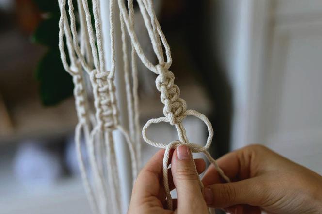 DIY: Makrama. Krok 12