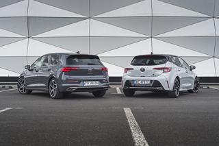 Toyota Corolla GR Sport 2.0 Hybrid Dynamic Force 184 KM e-CVT vs. Volkswagen Golf 8 1.5 eTSI 150 KM Style DSG7